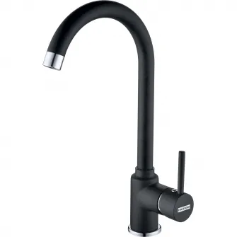 Pachet chiuveta Franke BFG 611-86, cu ventil, adancime cuva 200mm, 860x500mm + Baterie Pola 1.0, Negru