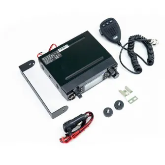 Pachet statie radio CB PNI ESCORT HP 9001 PRO ASQ reglabil, AM-FM, 12V, 4W + Antena CB PNI Extra 48 cu magnet inclus, 45 cm, 150W, SWR 1.0