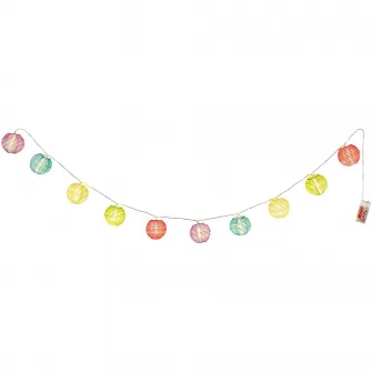 Banda LED decorativa Rabalux Dottie, 2xAA, 0.4W, 3 lm, lumina alba rece, 170cm
