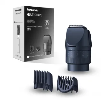 Cap MultiShape Panasonic ER-CTN1, ptr tuns barba/par cap, 39 trepte, 2 accesorii, utilizare umed și uscat, lavabil, compatibil cu modelele ER-CKL2/CKL1/CKN2/CKN1/CBL1/CBN1
