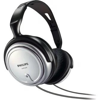 Casti Audio Over-Ear Philips, SHP2500/10, cu fir, Negru