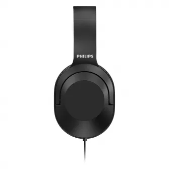 Casti Audio Over-Ear Philips, TAH2005BK/00, cu fir, Negru