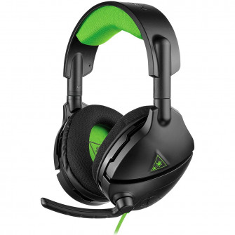 Casti gaming Turtle Beach Stealth 300X, multiplatforma, jack 3.5mm, amplificare integrata, Negru/Verde