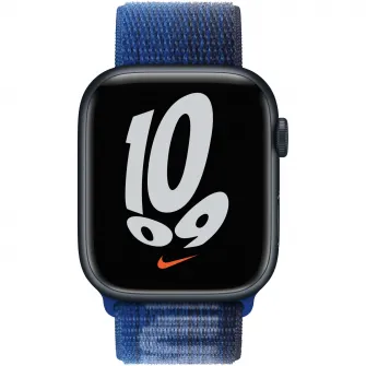 Curea pentru Apple Watch 41mm, NIKE Sport Loop, Game Royal/Midnight Navy