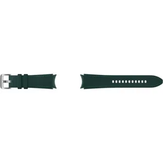 Curea smartwatch Samsung Hybrid Leather Band pentru Galaxy Watch4 20mm M/L, Green