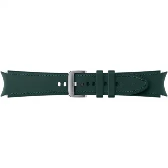 Curea smartwatch Samsung Hybrid Leather Band pentru Galaxy Watch4 20mm M/L, Green