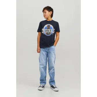 Jack  Jones, Blugi lejeri cu aspect decolorat, Albastru deschis, 146 CM