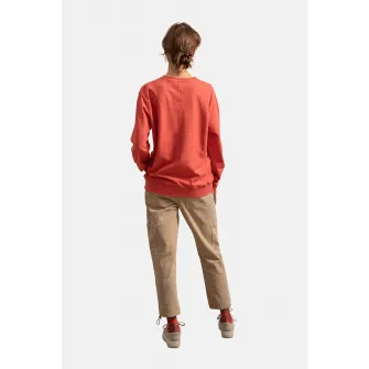 KAFT, Bluza sport unisex de bumac, Corai, XS