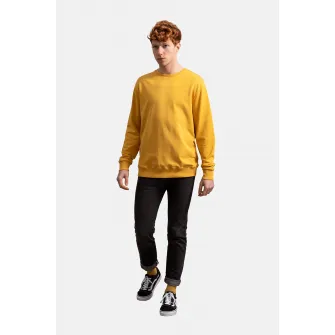 KAFT, Bluza sport unisex de bumbac, Galben sofran, XL