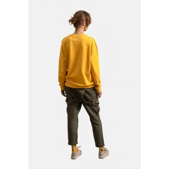 KAFT, Bluza sport unisex de bumbac, Galben sofran, XL