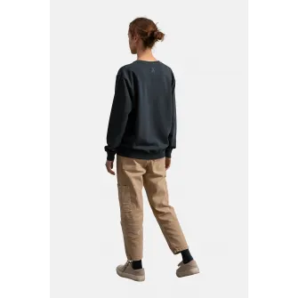 KAFT, Bluza sport unisex de bumbac, Negru stins, 2XL