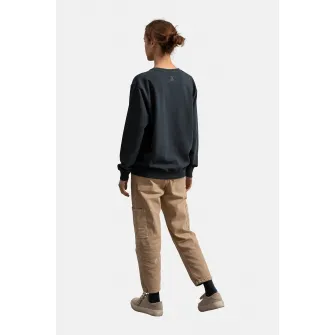 KAFT, Bluza sport unisex de bumbac, Negru stins, XS