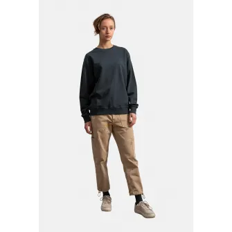 KAFT, Bluza sport unisex de bumbac, Negru stins, XS