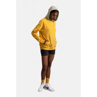 KAFT, Hanorac unisex cu buzunar kangaroo, Galben sofran, XS