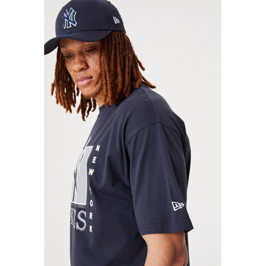 New Era, Tricou supradimensionat cu maneci cazute New York Yankees