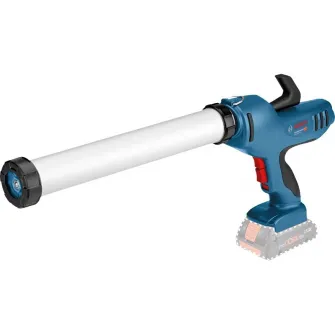 Pistol pentru chituire pe acumulator Bosch Professional GCG 18 V 600, 300/400 ml capacitate cartus, 300-600 ml capacitate saculet, 3.5 Kn forta impingere, viteza variabila, fara acumulator/incarcator