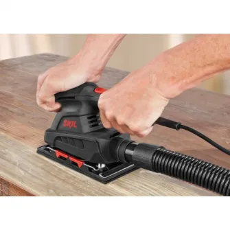 Slefuitor cu vibratii Skil F0157347AA, 160 W, 2 mm miscare slefuire, sac pentru praf, 3 banzi de hartie
