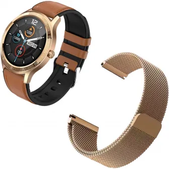 Smartwatch Maxcom FW43 Cobalt 2, Auriu