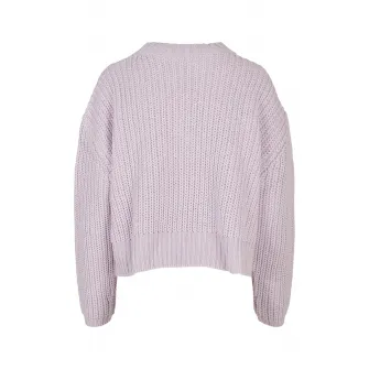 Urban Classics, Pulover crop cu maneci cazute, Lila, S