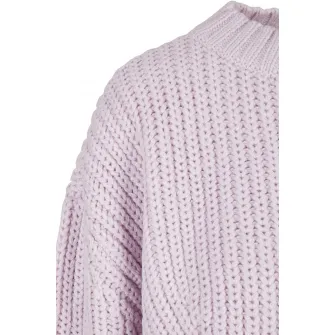 Urban Classics, Pulover crop cu maneci cazute, Lila, S