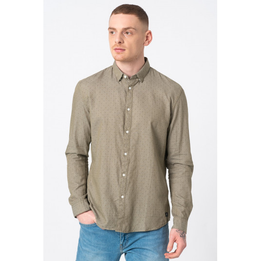 chapter boat Volcanic Tom Tailor, Camasa slim fit cu guler cu nasturi ascunsi, Verde sparanghel, XL XL/ chapter boat Volcanic Tom Tailor, Camasa slim fit cu guler cu nasturi ascunsi, Verde sparanghel, XL XL/