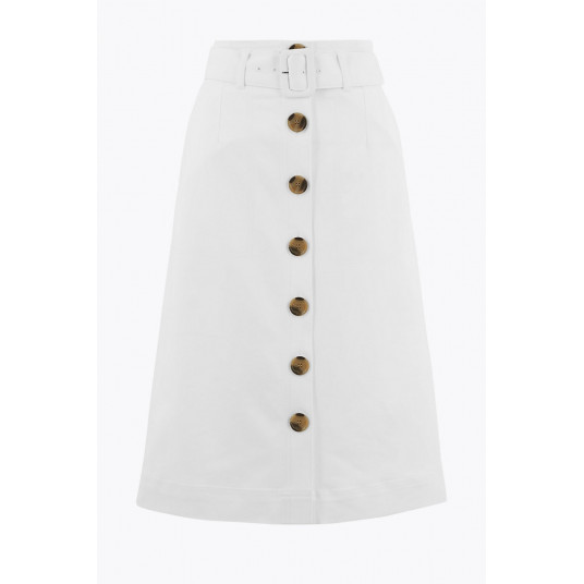 carefully Sortie dishonest Marks Spencer, Fusta midi cu croiala in A si curea detasabila, Alb XS INTL / 6 UK carefully Sortie dishonest Marks Spencer, Fusta midi cu croiala in A si curea detasabila, Alb XS INTL / 6 UK