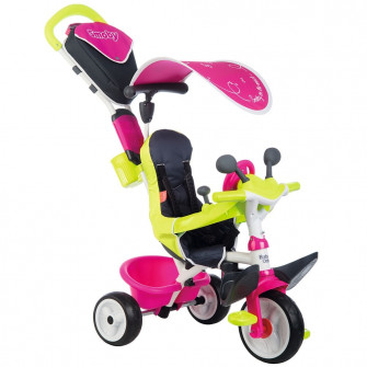 Tricicleta Smoby Baby Driver Comfort, cu roti silentioa