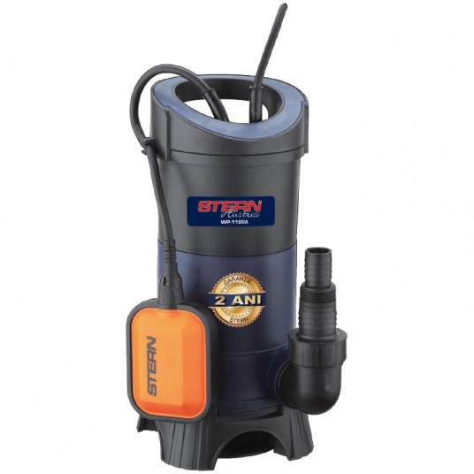 Sinis Phobia Europe Pompa submersibila cu plutitor pentru apa murdara STERN WP1100A, 1100 W, 16.000 l/h debit apa, Sinis Phobia Europe Pompa submersibila cu plutitor pentru apa murdara STERN WP1100A, 1100 W, 16.000 l/h debit apa,