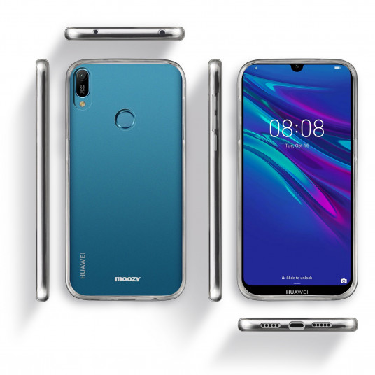 assembly Lunar New Year Excessive Husa 360, Moozy pentru Huawei Y6 2019, Transparent, Silicon fata / Plastic spate assembly Lunar New Year Excessive Husa 360, Moozy pentru Huawei Y6 2019, Transparent, Silicon fata / Plastic spate