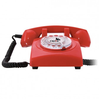 Telefon fix cu disc, Opis Technology, 60s, Plastic, 230