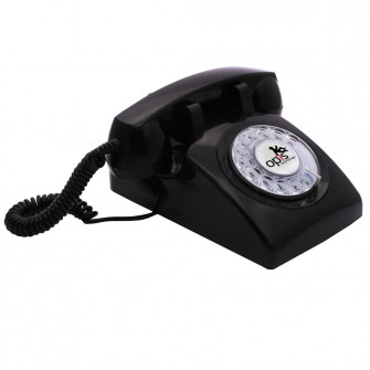 Telefon fix cu disc, Opis Technology, 60s, Plastic, 230