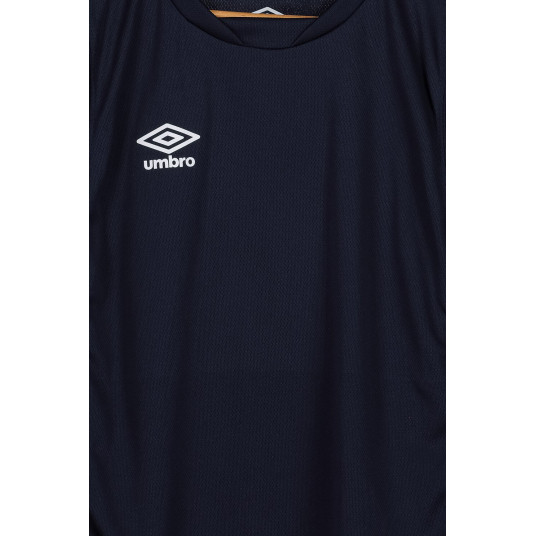 chain Award Interconnect UMBRO, Tricou cu decolteu la baza gatului si imprimeu logo, Bleumarin, 152 CM Standard chain Award Interconnect UMBRO, Tricou cu decolteu la baza gatului si imprimeu logo, Bleumarin, 152 CM Standard