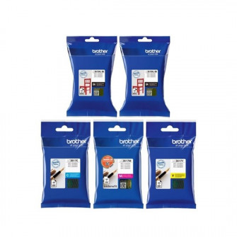 Set Cartus cerneala Brother Original 2xLC3619XLBK Negru LC3617C Cyan LC3617M Magenta LC3617Y Galben 7650 pagini