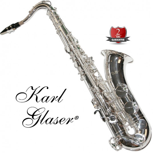 Ruby clock remove Saxofon Tenor Bb ARGINTIU Karl Glaser Saxophone Si bemol