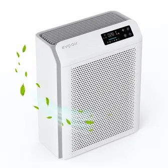 Purificator de aer Evoair HOMI P300, CADR 300m3/h, Wi-Fi, Alb, 36 m2