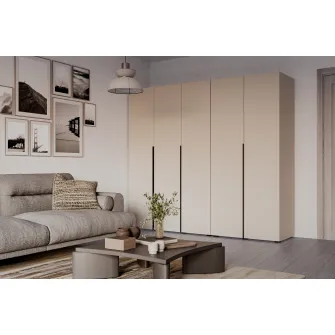 Dulap cu balamale Fenix Solo cu 5 usi, 222x55x200, Casmir