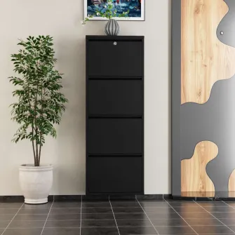 Pantofar, Locking 4 Piece Metal - Black, 50 x 136 x 15 cm