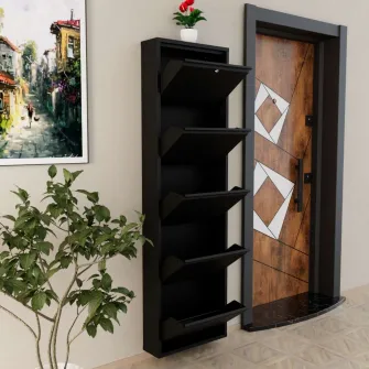 Pantofar, Locking 5 Piece Metal - Black, 50 x 169 x 15 cm