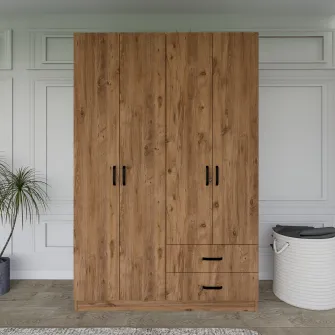 Dulap, Yaman 1600-028 - Pine, 120 x 180 x 45 cm