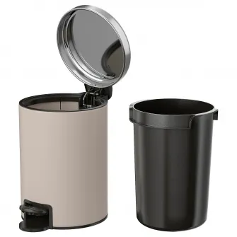 EKOLN cos gunoi, bej, 3 l