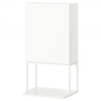 ENHET ansamblu depozitare, alb, 60x45x115 cm