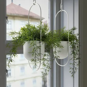 FEJKA planta artificiala, interior/exterior Asparagus/suspendata, 12 cm
