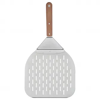 HAVSTULPAN paleta pentru pizza, inox/fag, 57 cm