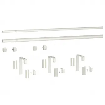 HUGAD / RACKA combinatie bagheta dubla perdea