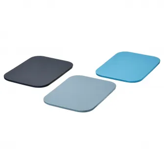 IKEA 365+ tocator, negru-albastru gri-albastru/bleu, 22x16 cm