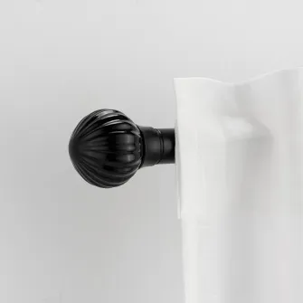 LERBRONIA capete, 1 pereche, negru/ceramica