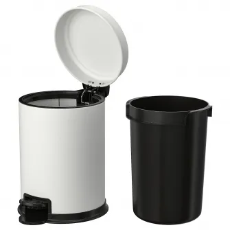 PARLSLINKE cos gunoi, alb, 3 l