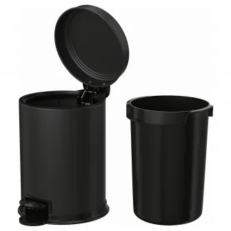 PARLSLINKE cos gunoi, negru, 3 l
