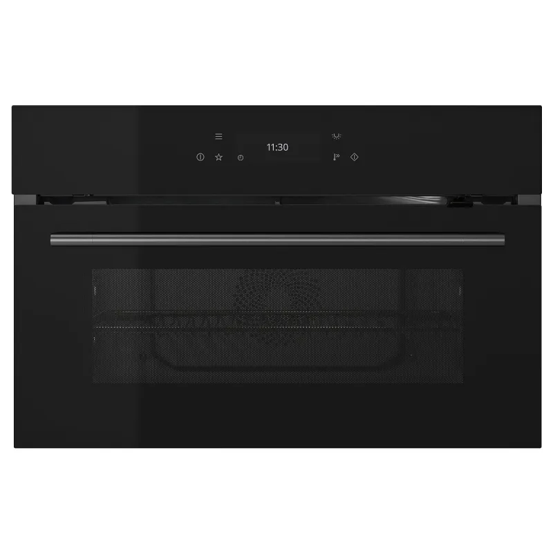 SPJUTBO cuptor convectie si fct microunde, functie prajire cu aer functie grill/negru IKEA 700