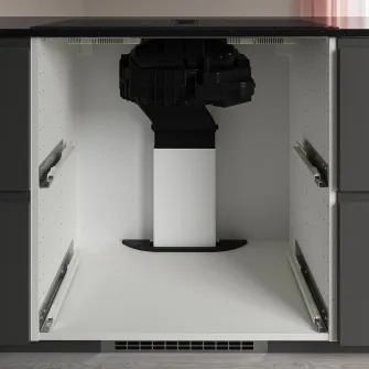TACKNAN plita inductie/extractor+kit recirc, IKEA 300/negru